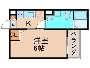 ＣＲＡＳＴＩＮＥ住吉大社の物件間取画像